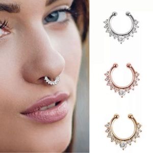 Body Art Forms - Nose Ring/Ear Cuff, Septum Ring, Non Piercing, Silver